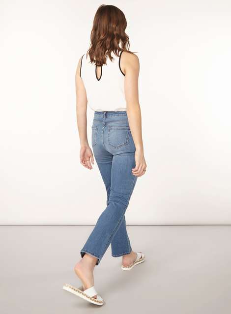 **Tall Cropped Fasion Kickflare Jeans